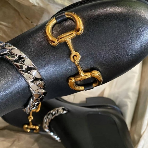 COPY - NWT GUCCI LEATHER CHELSEA BOOTS authentic! - Picture 2 of 12